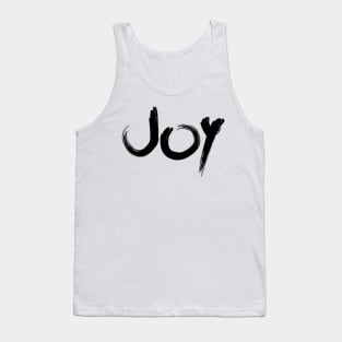 Joy (black) Tank Top